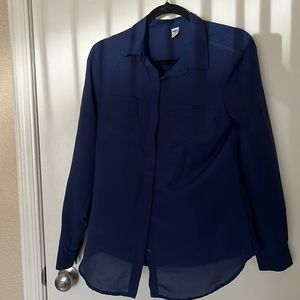 Size medium button up blouse